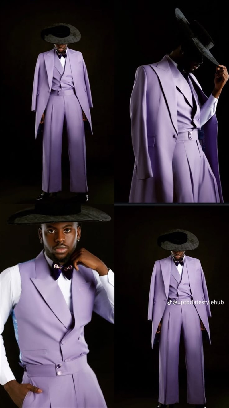 Men Formal Wear Purple - Setelan Jas Pria Ungu 3 Potong