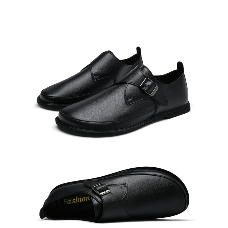 Formal Men Daily Wear Shoes - Sepatu Kulit Pria Model Munk Gaya