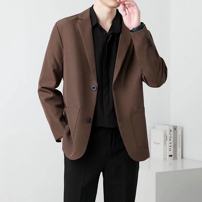 Men Formal Wear Brown - Jaket bisnis Formal pria, jaket ramping