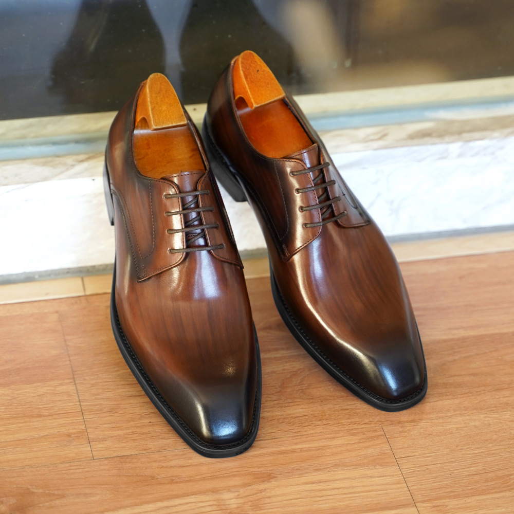 Men Formal Wear Office - Sepatu Kasual Bisnis Pria Derby Kulit