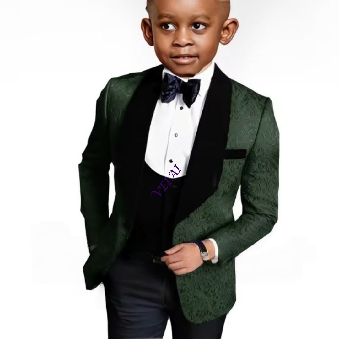 Men Formal Wear Clothes - IFashion Boys Setelan Tiga Potong Motif