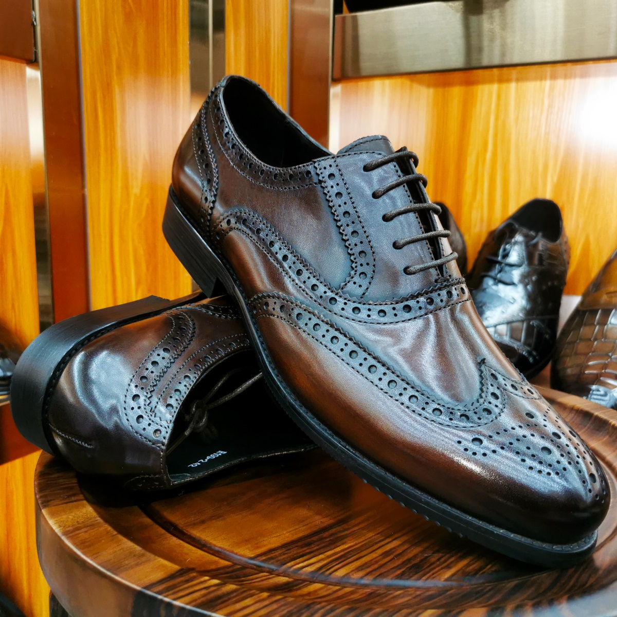 Men Formal Wear Brown - Sepatu Formal Pria Mewah Kulit Asli