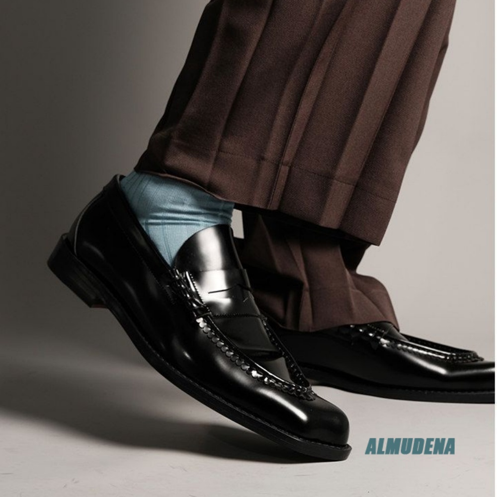 Sepatu Loafer Pria Model Perse - Formal Men Daily Wear Shoes ulasan dan harga