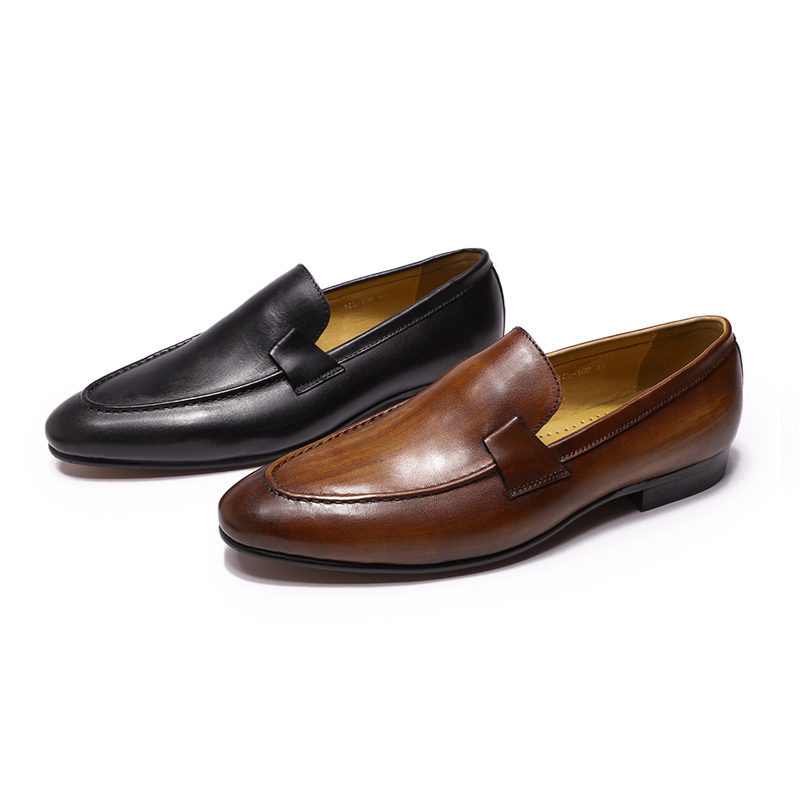 Pantofel Pria Gaya Musim Panas - Men Formal Wear Brown ulasan dan harga