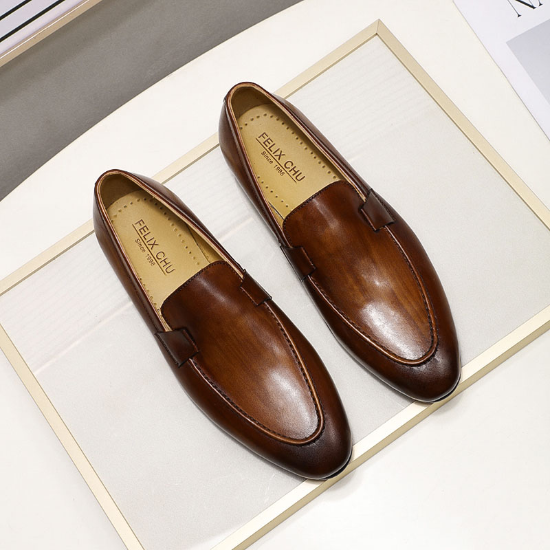 Pantofel Pria Gaya Musim Panas - Men Formal Wear Brown ulasan dan harga