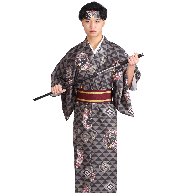 Kimono Desain Baru Etnis Asia, - Asian Men Formal Wear ulasan dan harga