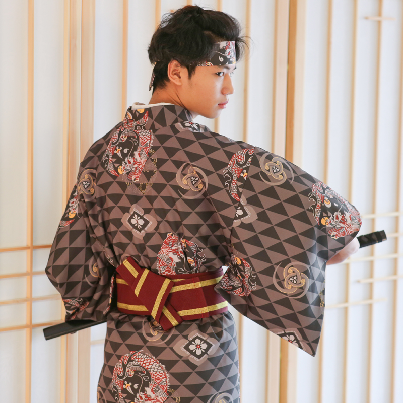 Kimono Desain Baru Etnis Asia, - Asian Men Formal Wear ulasan dan harga