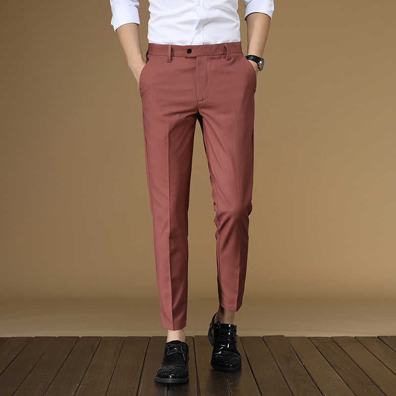 Celana Setelan Musim Panas Pri - Men Formal Wear Office ulasan dan harga
