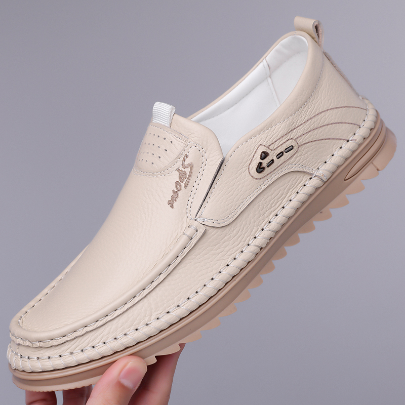 Sepatu Kulit Sapi Asli Lapis P - Formal Men Daily Wear Shoes ulasan dan harga