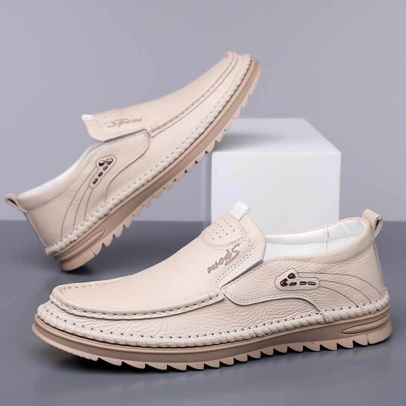 Sepatu Kulit Sapi Asli Lapis P - Formal Men Daily Wear Shoes ulasan dan harga