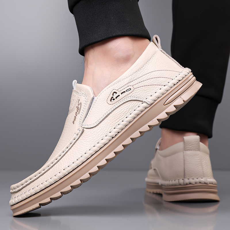 Sepatu Kulit Sapi Asli Lapis P - Formal Men Daily Wear Shoes ulasan dan harga