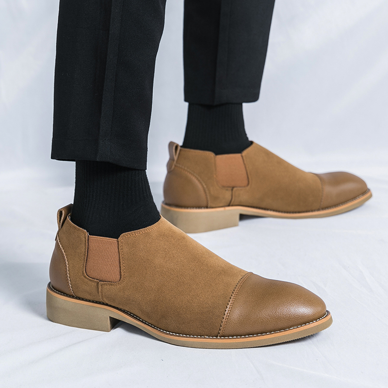 Sepatu Formal Retro Pria Hitam - Men Formal Wear Office ulasan dan harga