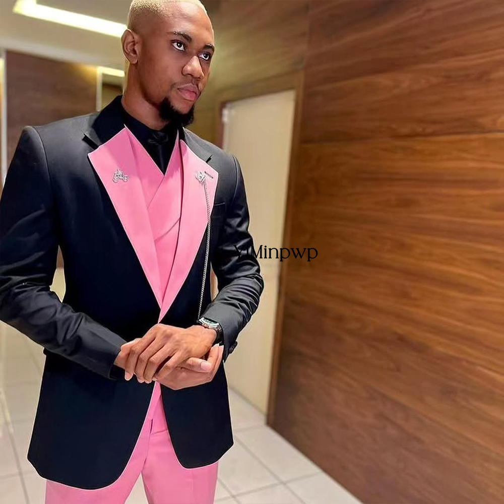 YiMinpwp Setelan Pria Warna Pi - Men Formal Wear Clothes ulasan dan harga