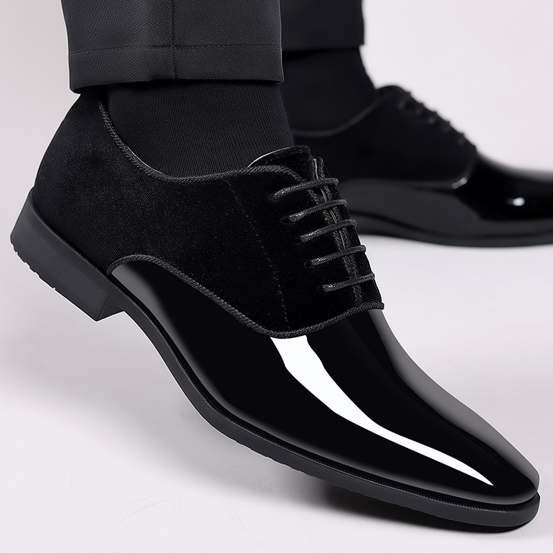 Sepatu pantofel kulit untuk pr - Men Formal Wear Office ulasan dan harga
