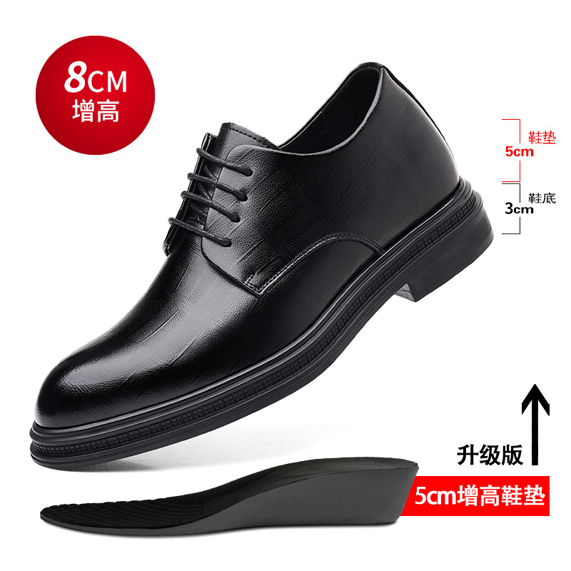 Sepatu Pria Kulit Bertekstur H - Formal Men Daily Wear Shoes ulasan dan harga