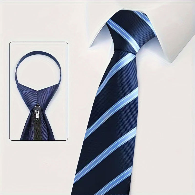 6 Buah Dasi Zip Tie Pria Lebar - Men'S Formal Wear Ties ulasan dan harga