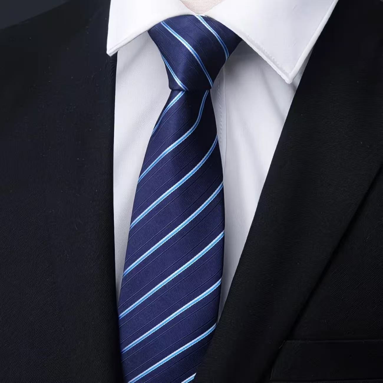 6 Buah Dasi Zip Tie Pria Lebar - Men'S Formal Wear Ties ulasan dan harga