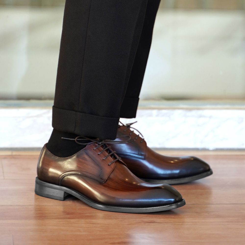 Sepatu Kasual Bisnis Pria Derb - Men Formal Wear Office ulasan dan harga