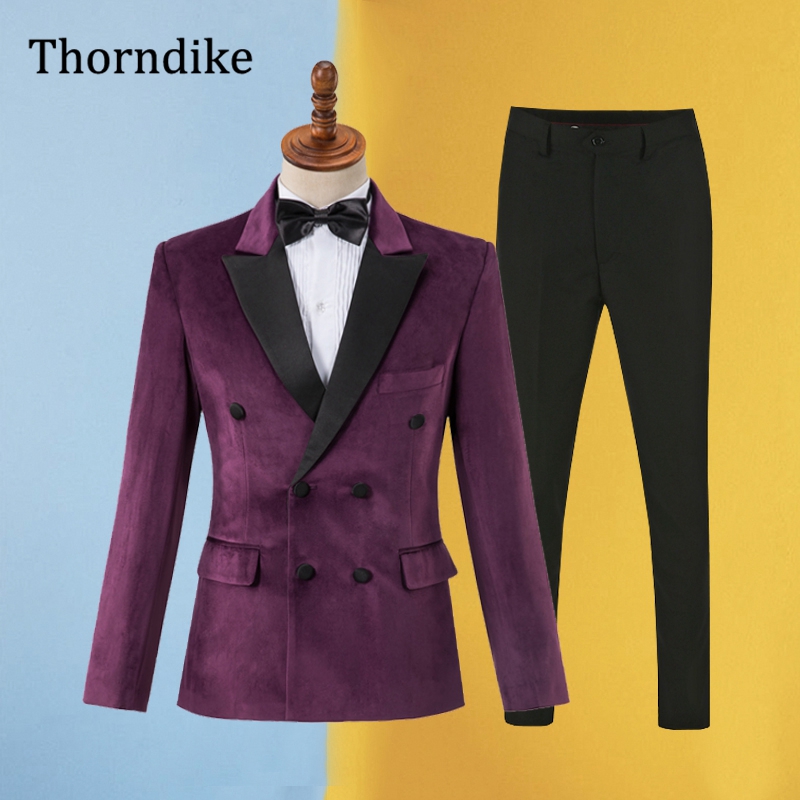 Setelan biru gwyfar untuk pria - Men Formal Wear Office ulasan dan harga