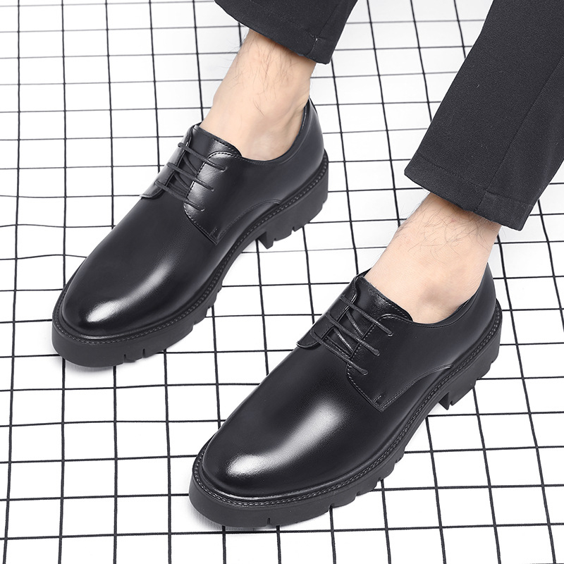 Sepatu Pria Kulit Hitam Model  - Men Formal Wear Office ulasan dan harga
