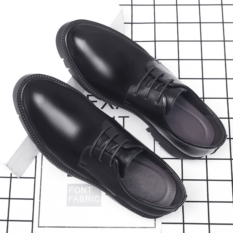 Sepatu Pria Kulit Hitam Model  - Men Formal Wear Office ulasan dan harga