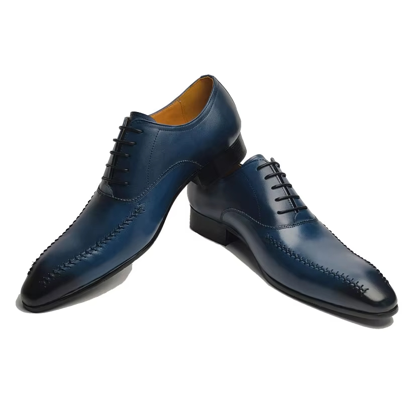 Sepatu Kulit Asli Pria Mewah B - Men Formal Wear Office ulasan dan harga