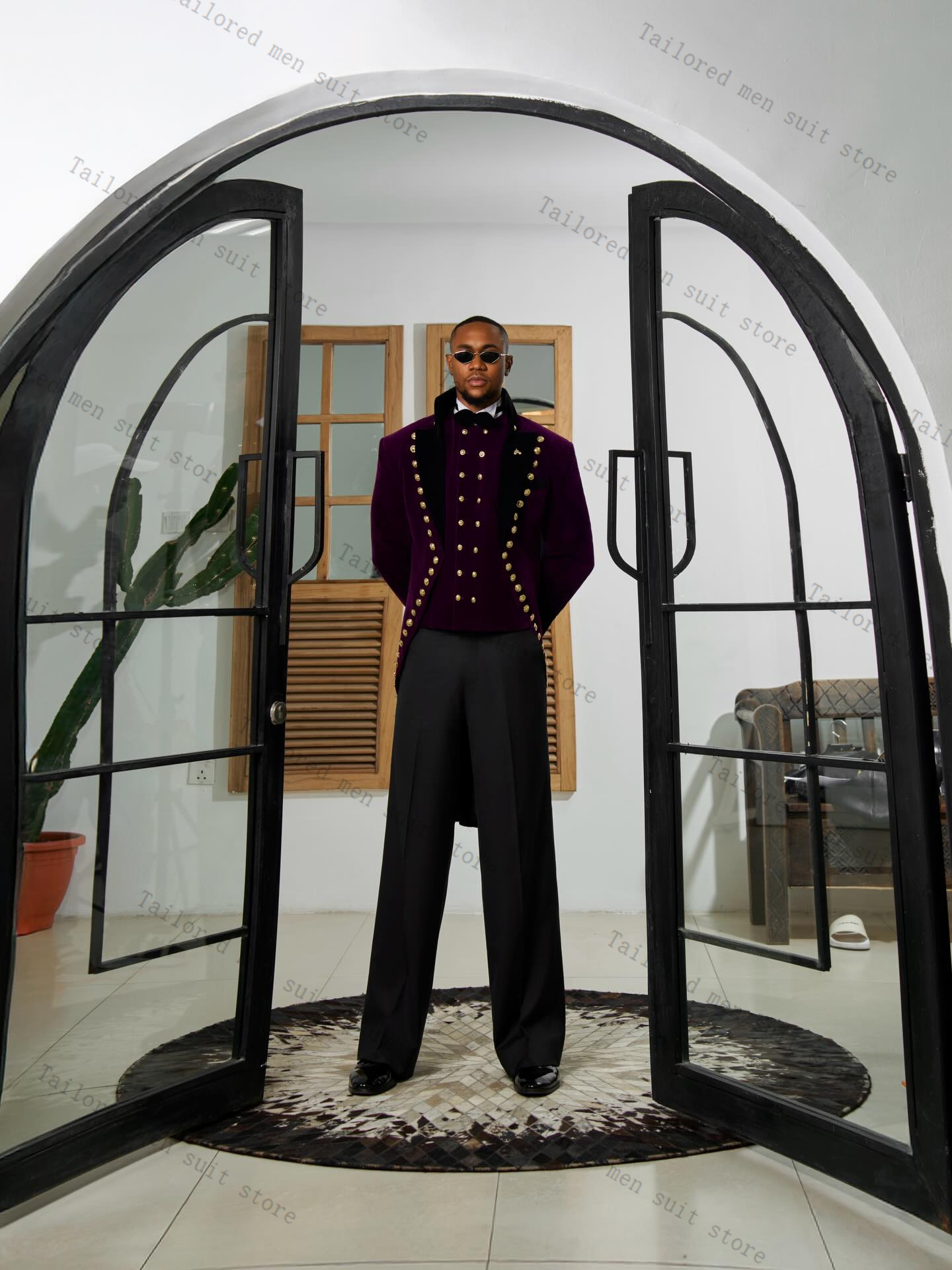 Setelan Jas Pria Ungu 2 Pcs Bl - Men Formal Wear Purple ulasan dan harga
