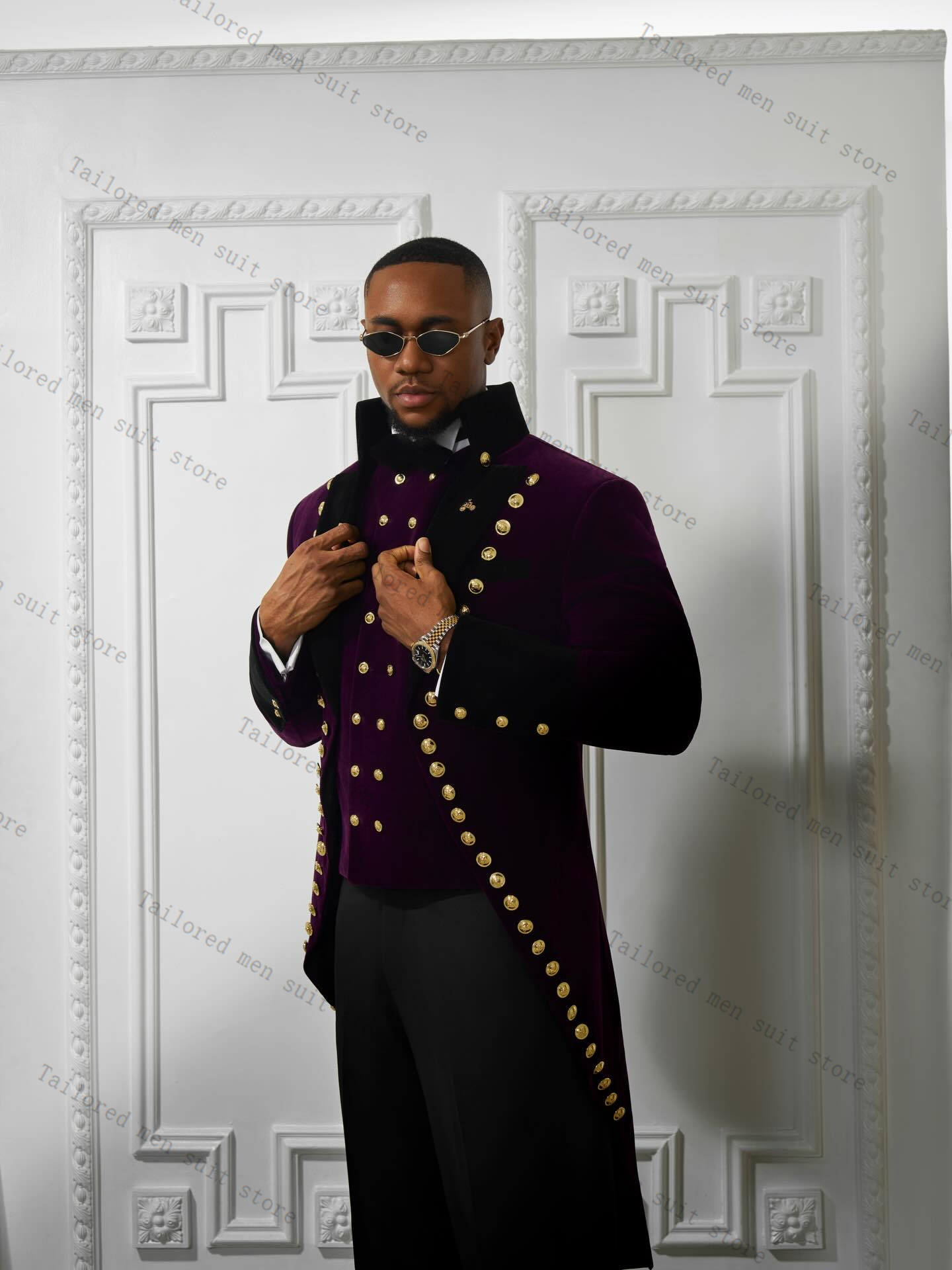 Setelan Jas Pria Ungu 2 Pcs Bl - Men Formal Wear Purple ulasan dan harga